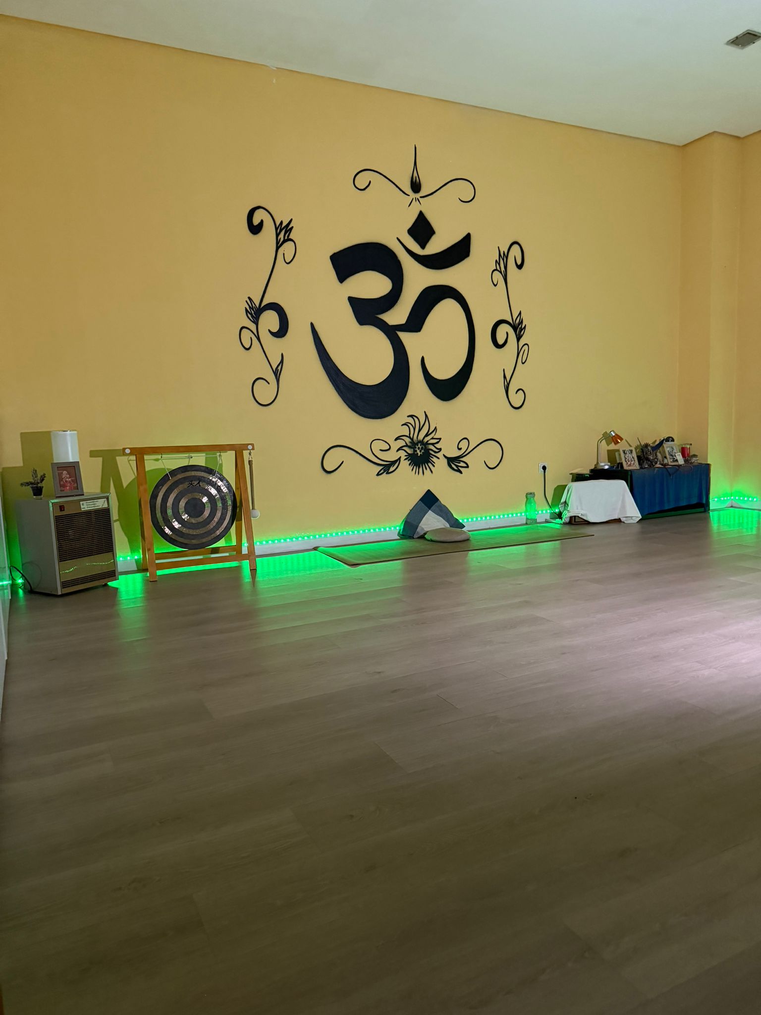 Sala de prática de Yoga